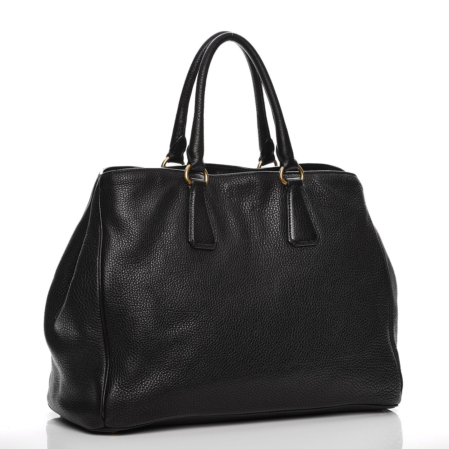 Vitello Daino Tote Nero Black