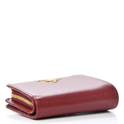 Prada Vitello Move Compact Wallet Lacca 4 of 7