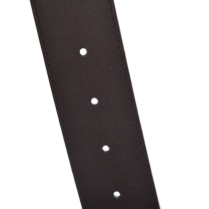 Gucci Textured Dollar Calfskin Double G 40mm Belt 95 38 Dark Cocoa 5 of 7