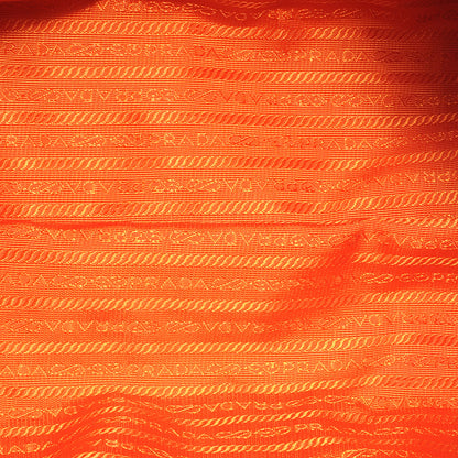 Prada Vitello Shine Tote Papaya 9 of 9
