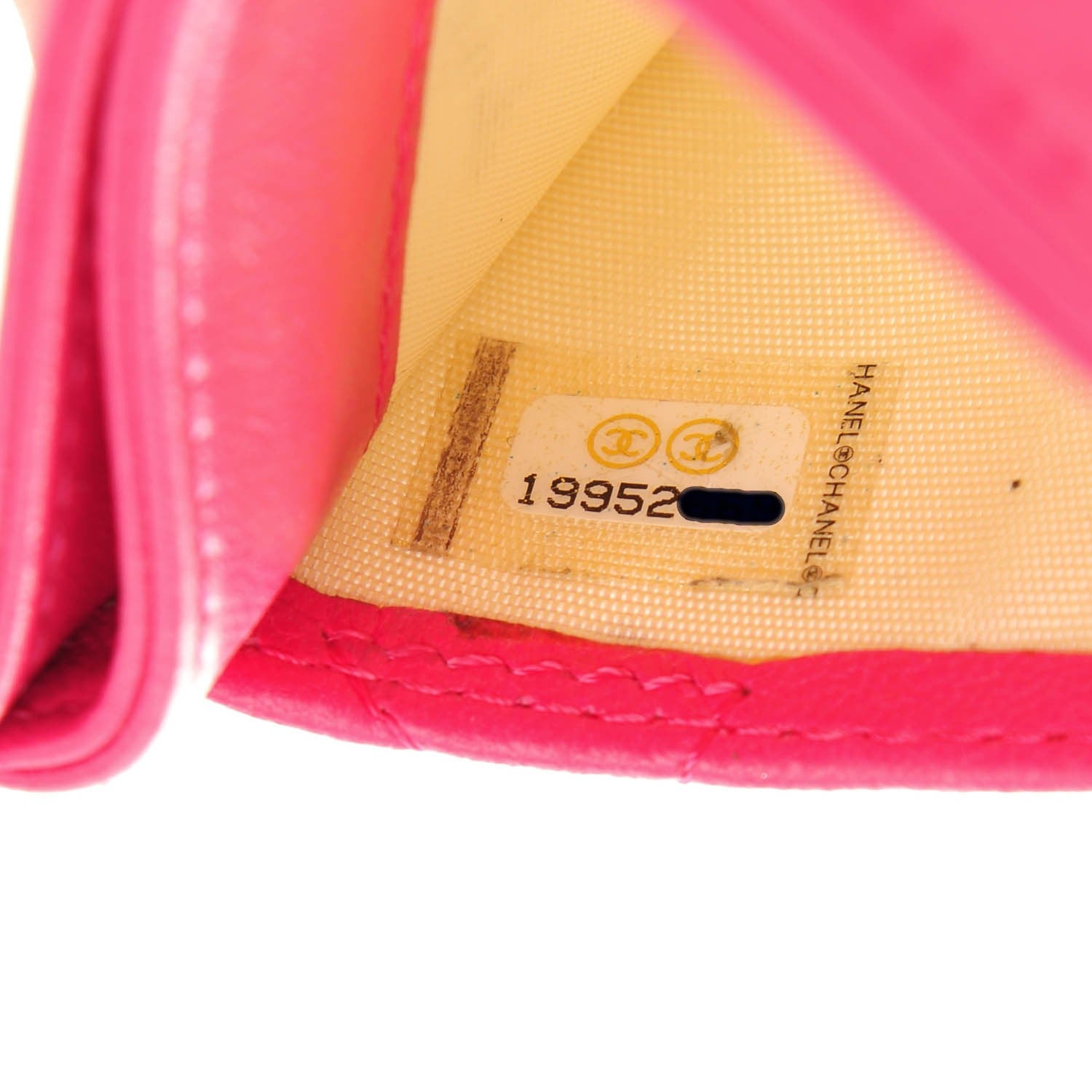Chanel Lambskin Quilted Card Holder Fuchsia 9 of 9