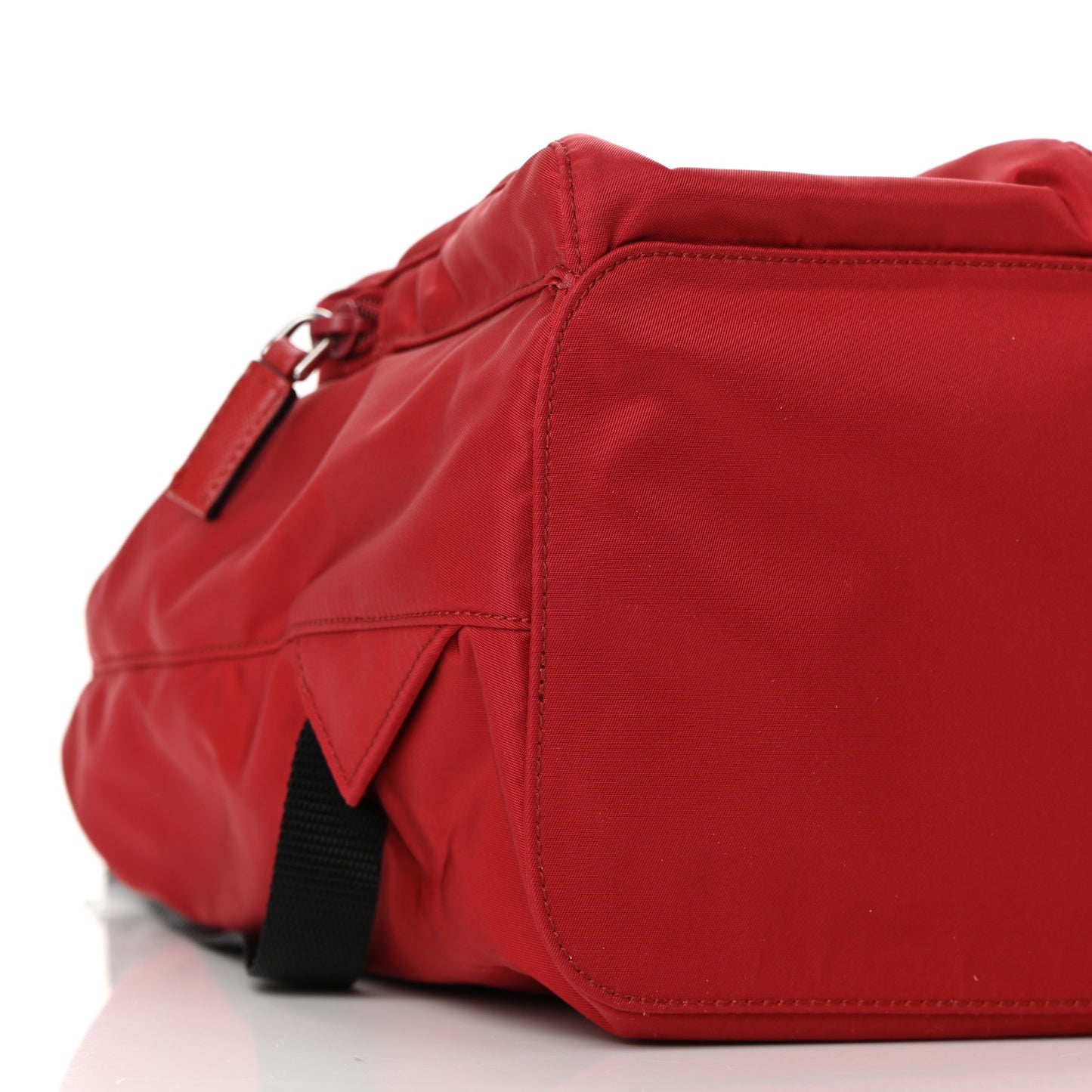 Tessuto Nylon Saffiano Vela Medium Backpack Fuoco