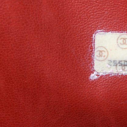Chanel Lambskin CC Shoulder Bag Red 8 of 20