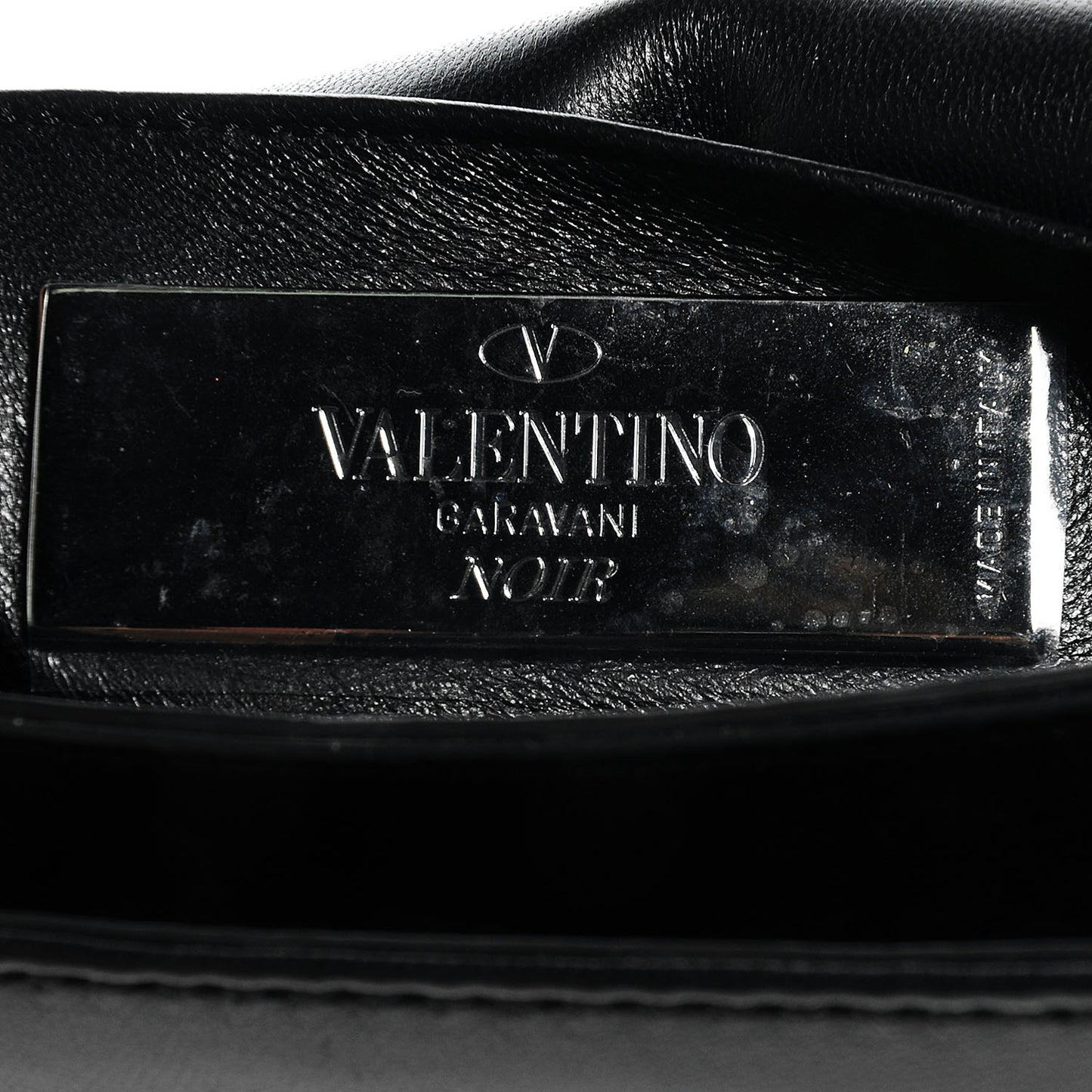 Nappa Crystal Encrusted Studs Va Va Voom Shoulder Bag Black