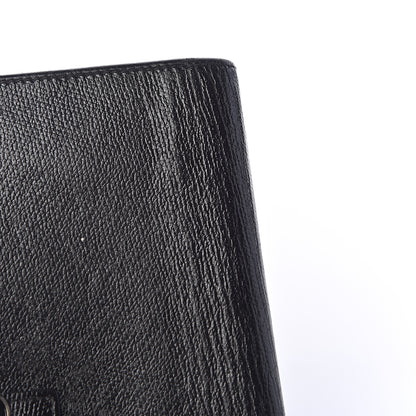 Chanel Grained Calfskin CC Button Long Wallet Black 10 of 11