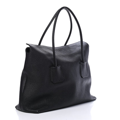 Burberry London Grainy Calfskin Medium Baynard Tote Black 2 of 3