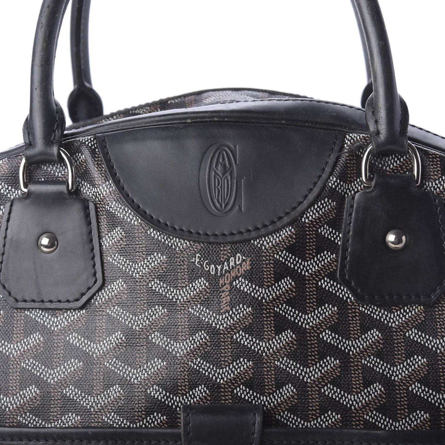 Goyardine Saint Jeanne GM Bowler Black