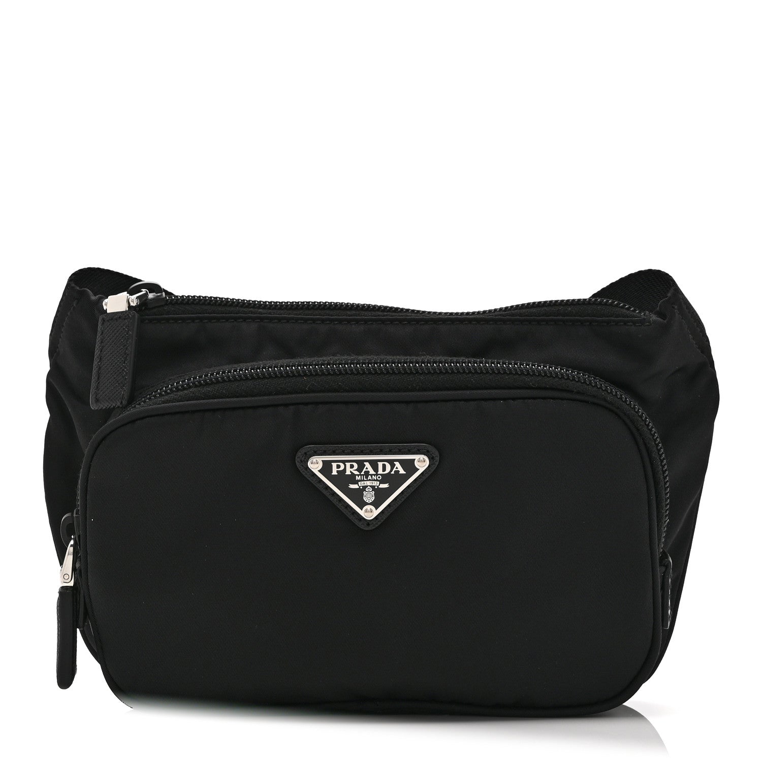 Prada Re-Nylon Saffiano Belt Bag Black 1 of 11