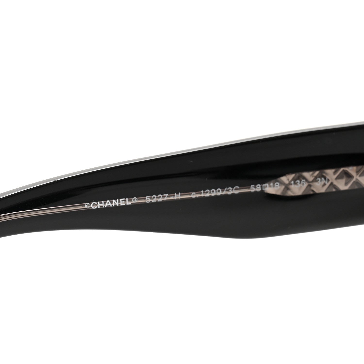 Chanel Mother of Pearl CC Sunglasses 5227-H Black 5 of 8