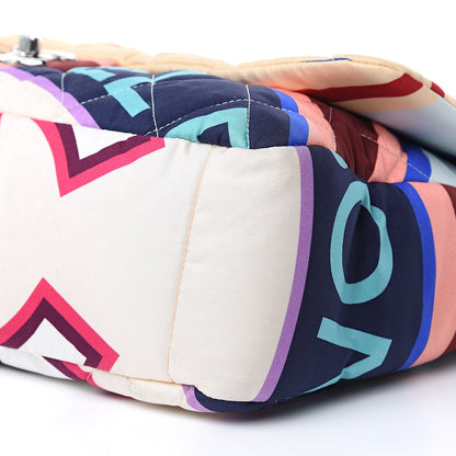 Chanel Fabric Quilted Printed Flap Multicolor 9 of 14