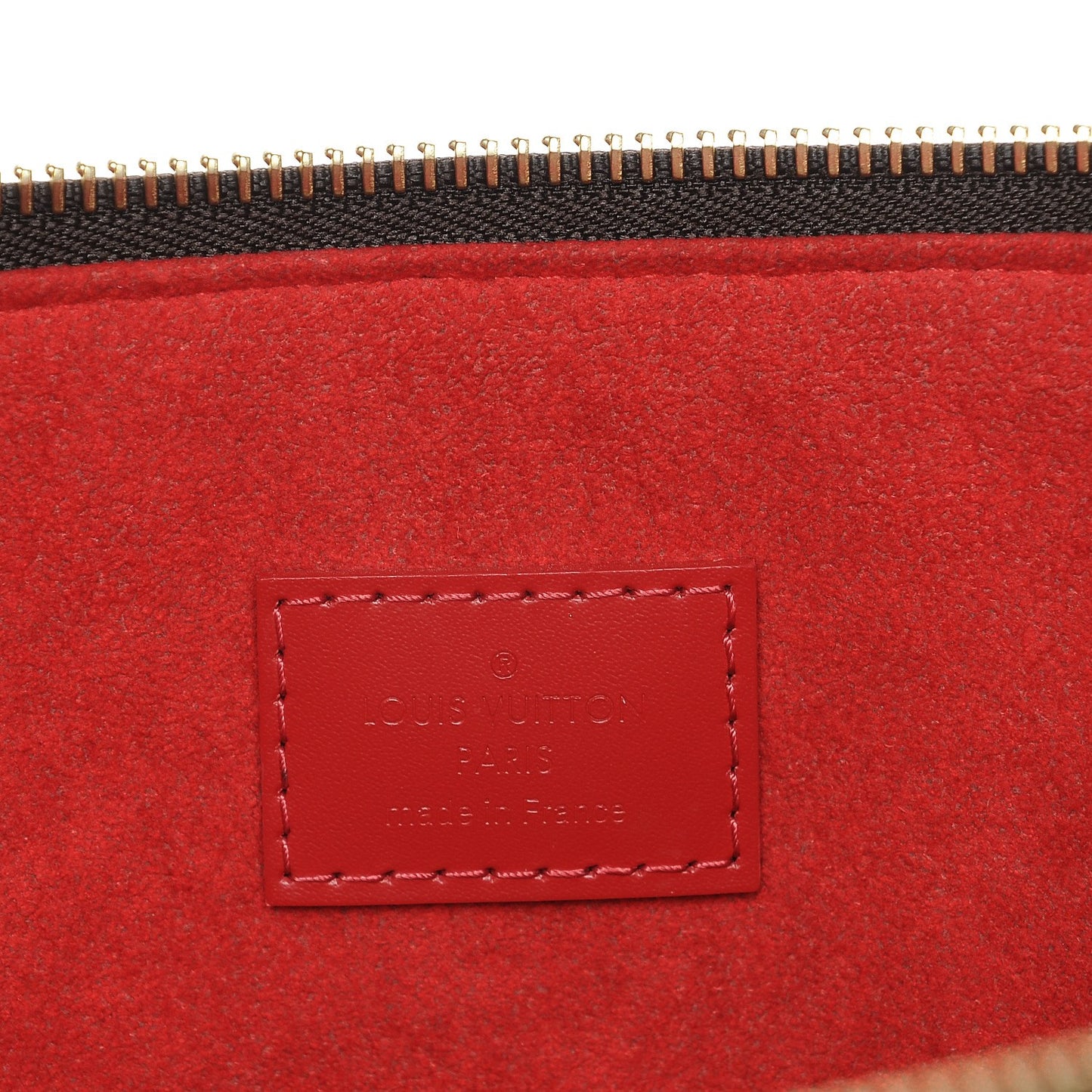 Damier Ebene Caissa Tote MM Cherry