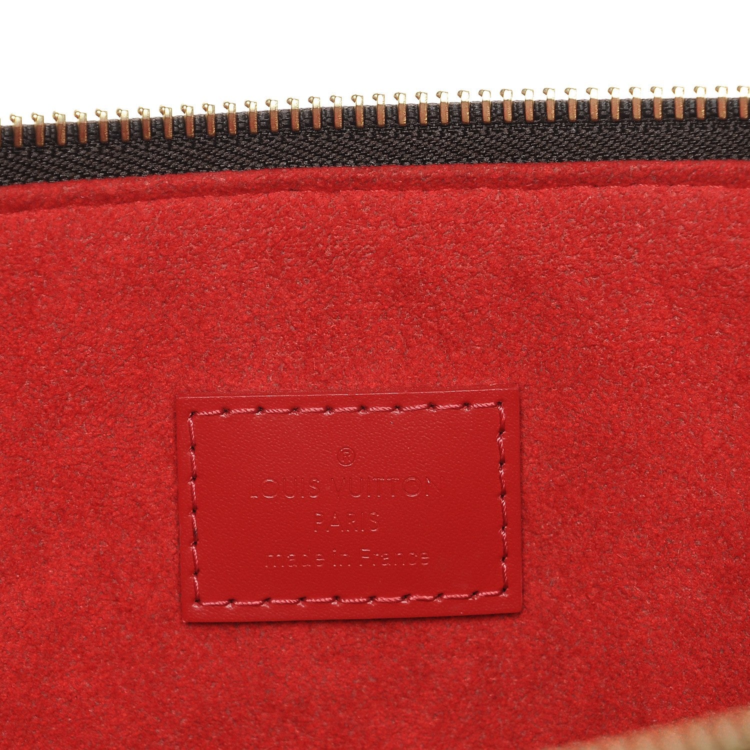 Louis Vuitton Damier Ebene Caissa Tote MM Cherry 6 of 8