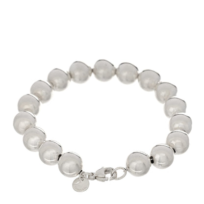 Tiffany Sterling Silver 10mm Hardwear Ball Bracelet 2 of 3