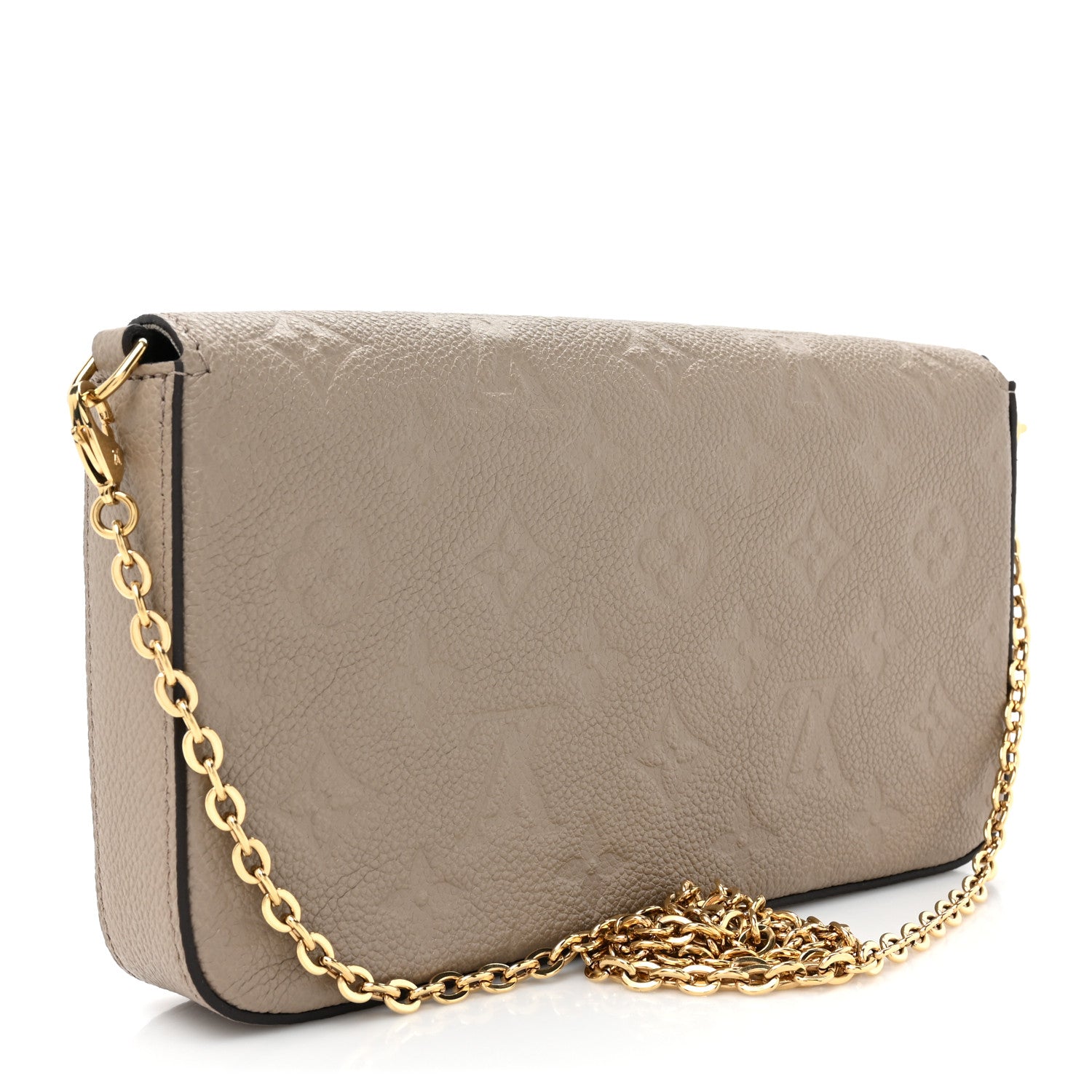 Louis Vuitton Empreinte Pochette Felicie Chain Wallet Tourterelle 4 of 12