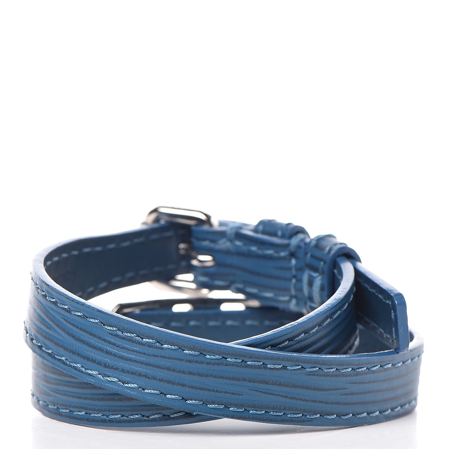 Epi Sign It Bracelet Cyan