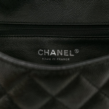 Chanel Caviar Quilted Flap Clutch Black 6 of 7