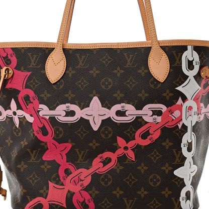 Louis Vuitton Monogram Bay Neverfull MM Rose Ballerine Poppy 8 of 11