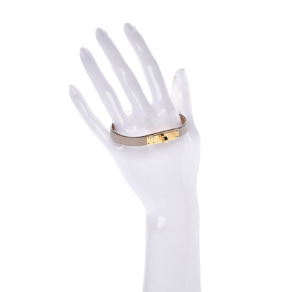 Hermes Tadelakt Micro Kelly Bracelet M Argile 2 of 6