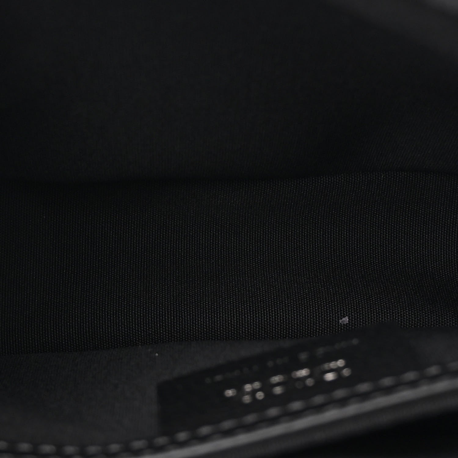 Christian Dior Oblique Jacquard Grained Calfskin Mini Saddle Messenger Bag With Flap Black 4 of 9
