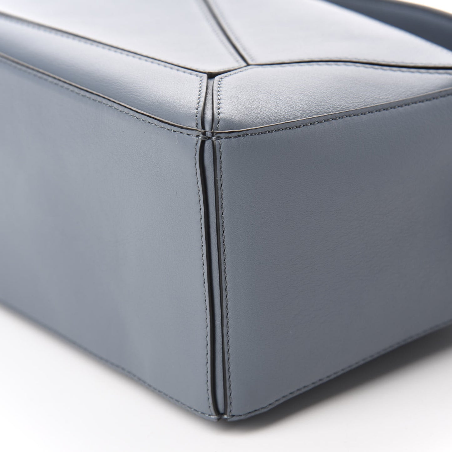 Calfskin Small Puzzle Bag Stone Blue