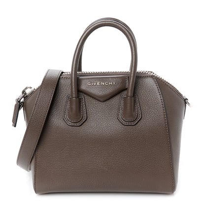 Givenchy Sugar Goatskin Mini Antigona Storm Grey 1 of 10