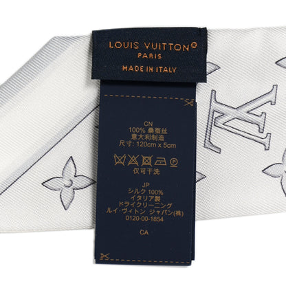 Louis Vuitton Silk Louisette BB Bandeau Silver 3 of 4