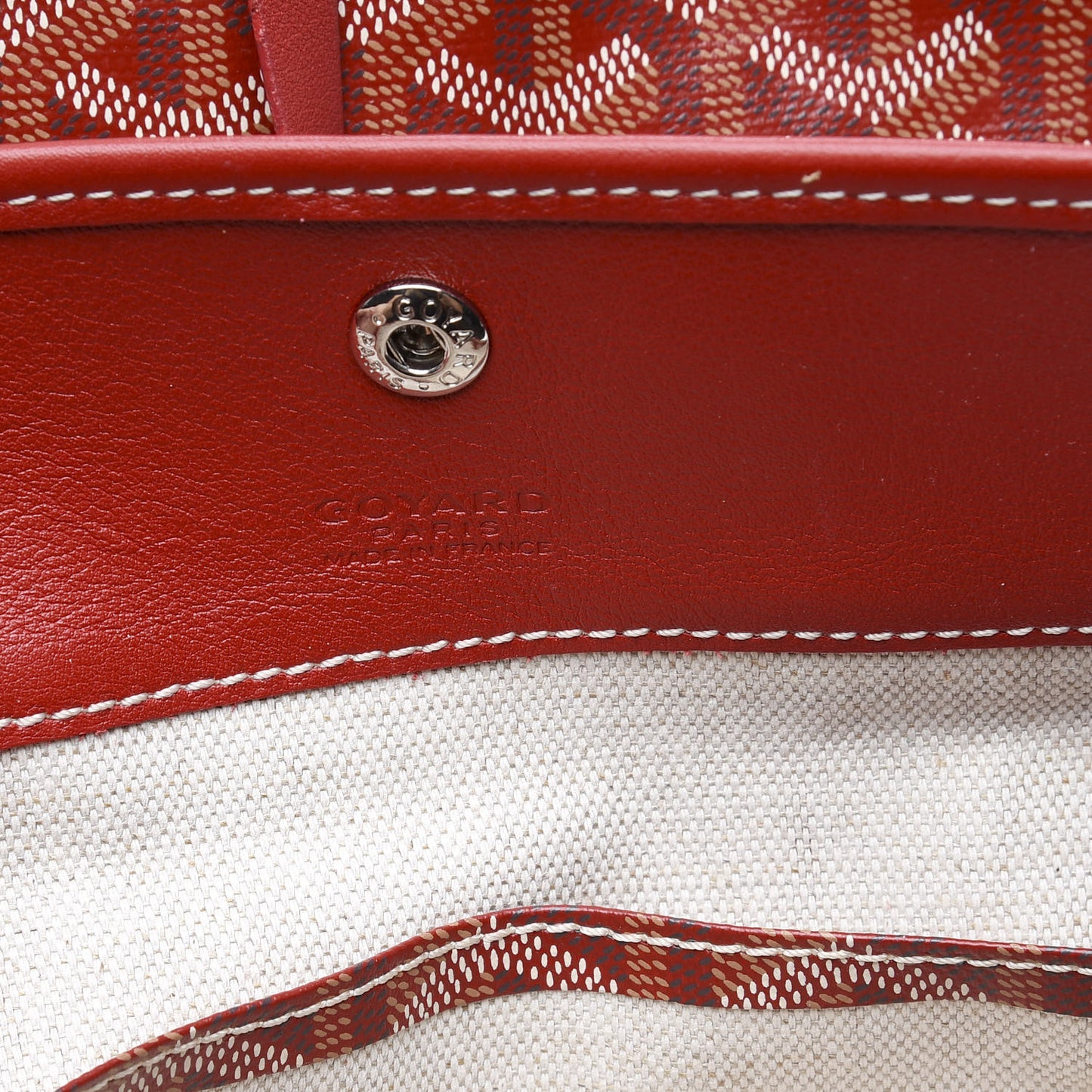 Goyardine Saint Louis PM Red
