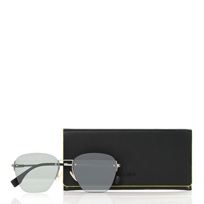 Fendi Metal Mirrored Sunglasses FF M0057/S Silver 8 of 8