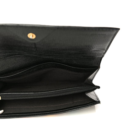 Fendi Zucca Spalmati FF Multicolor Continental Wallet Black 5 of 14