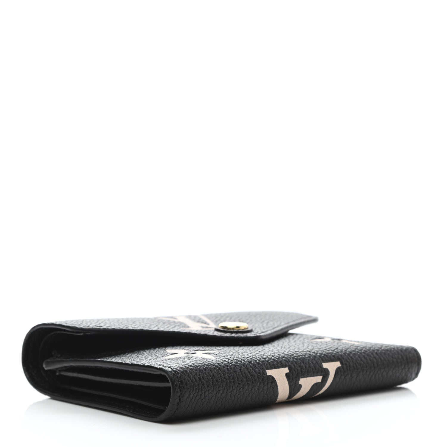 Louis Vuitton Empreinte Monogram Giant Victorine Wallet Black Beige 4 of 7