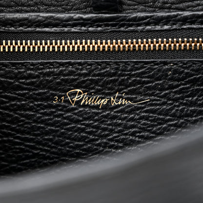 3.1 Phillip Lim Textured Calfskin Mini Pashli Satchel Black 6 of 16