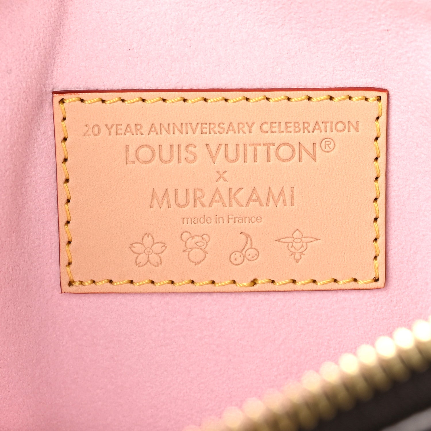 Louis Vuitton LV X TM Monogram Cherry Blossom Speedy Bandouliere 25 Sakura Brown 6 of 10