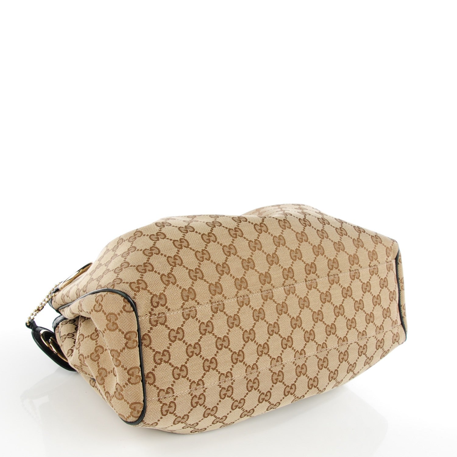 Gucci Monogram Medium Sukey Tote Beige Ebony Black 4 of 7