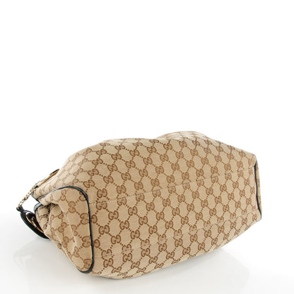 Gucci Monogram Medium Sukey Tote Beige Ebony Black 4 of 7