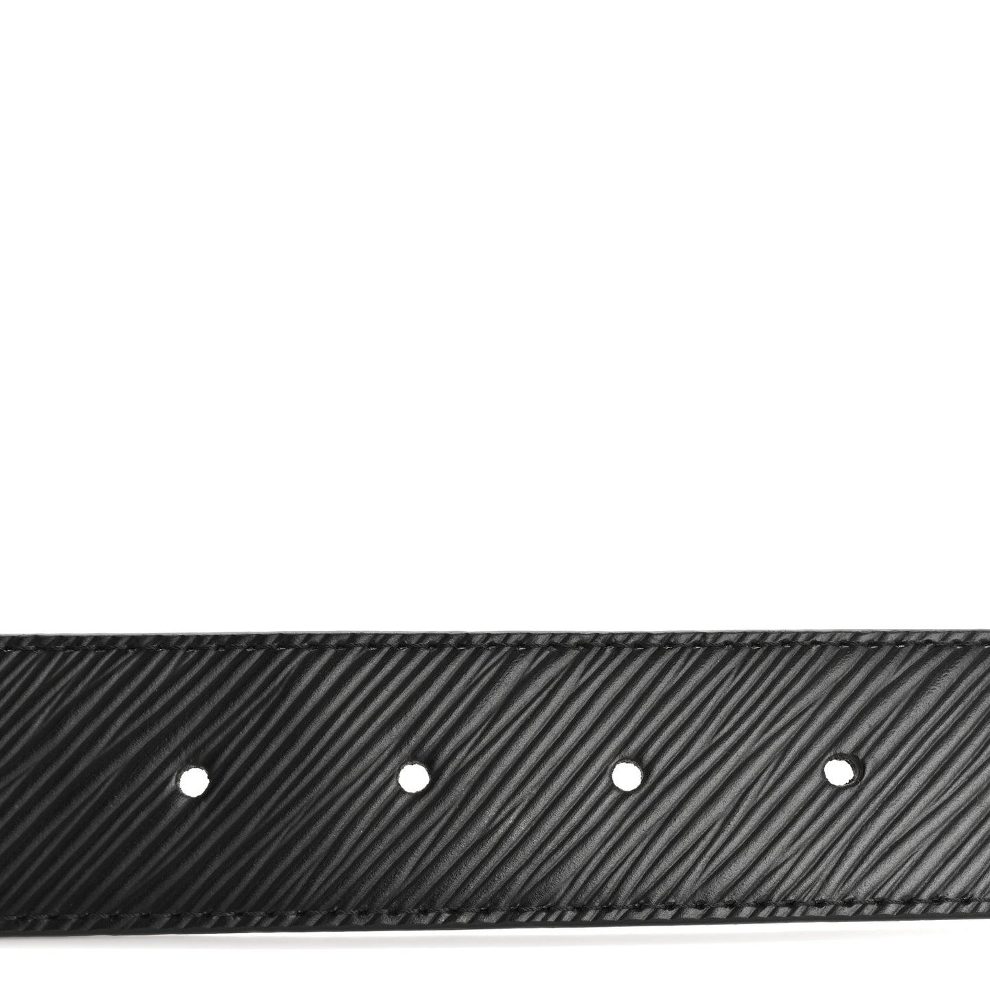Monogram Epi 35mm LV Circle Reversible Belt 85 34 Black