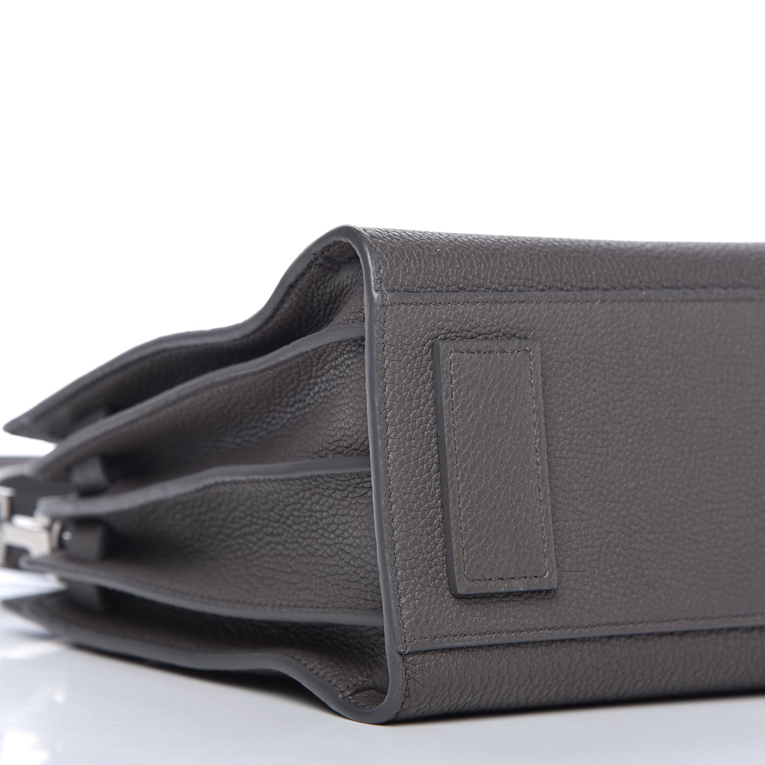 Saint Laurent Grained Calfskin Baby Sac De Jour Supple Fog 7 of 11