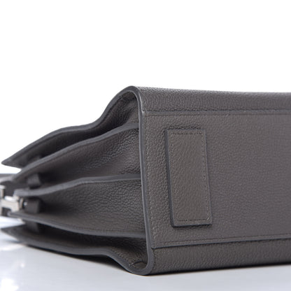 Saint Laurent Grained Calfskin Baby Sac De Jour Supple Fog 7 of 11