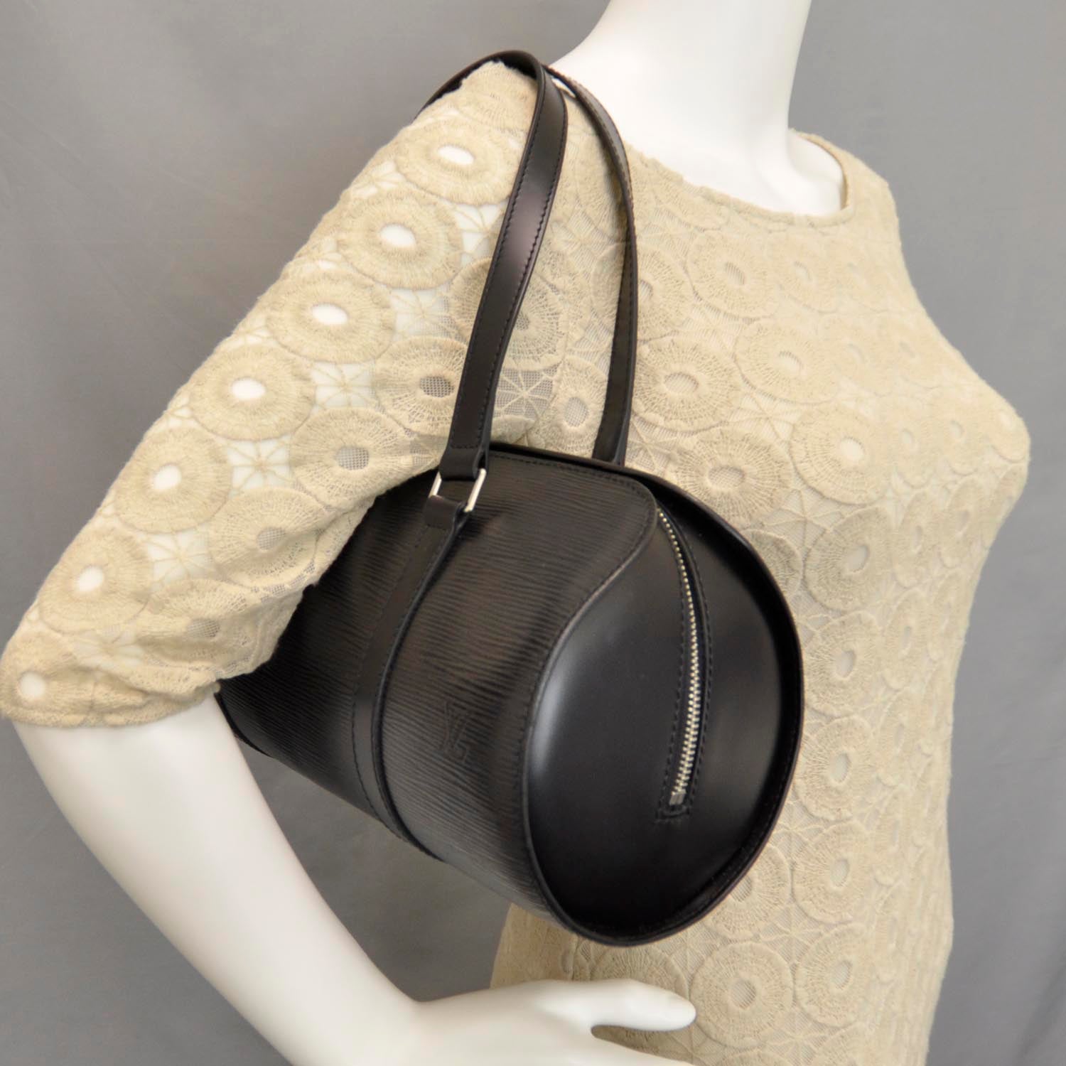 Louis Vuitton Epi Soufflot Black 2 of 10