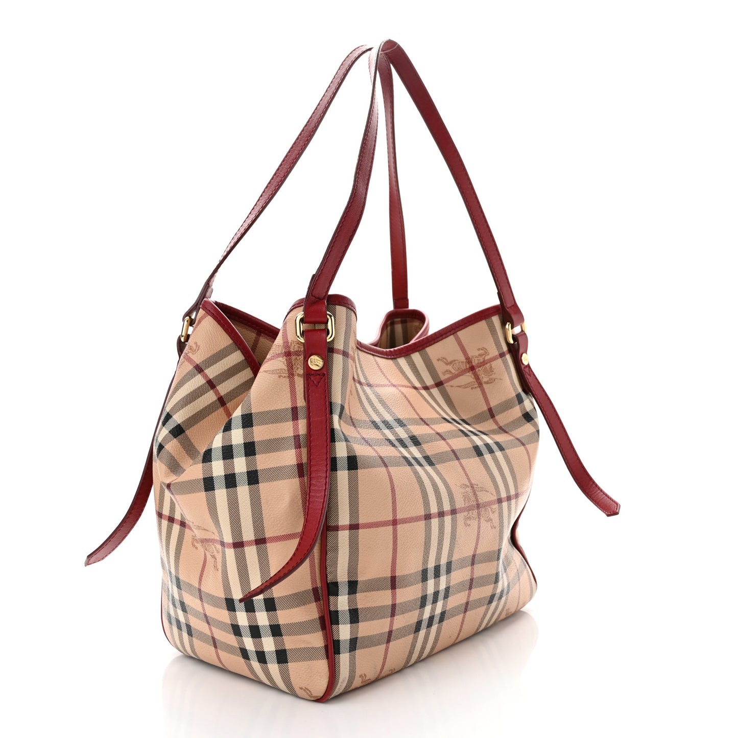 Haymarket Check Small Canterbury Tote Red
