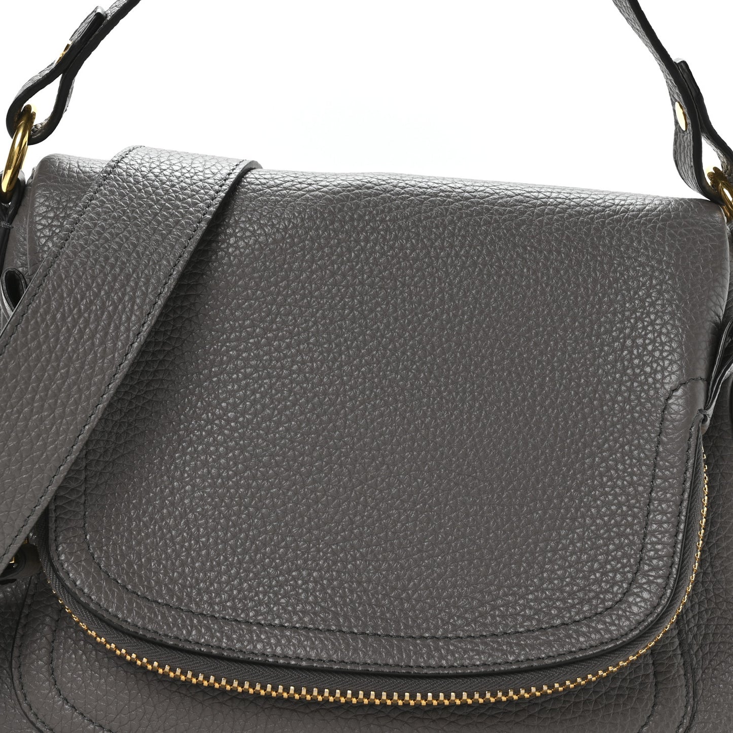Calfskin Medium Jennifer Crossbody Grey