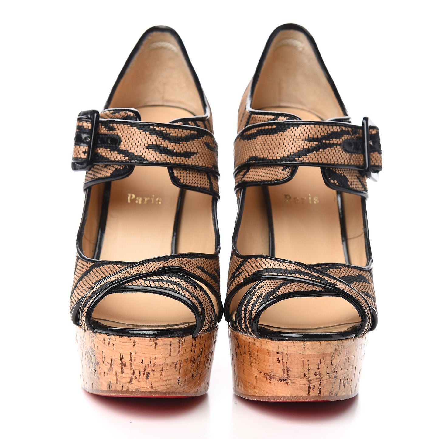 Panama Tiger Melides 140 Cork Wedges 39 Brown