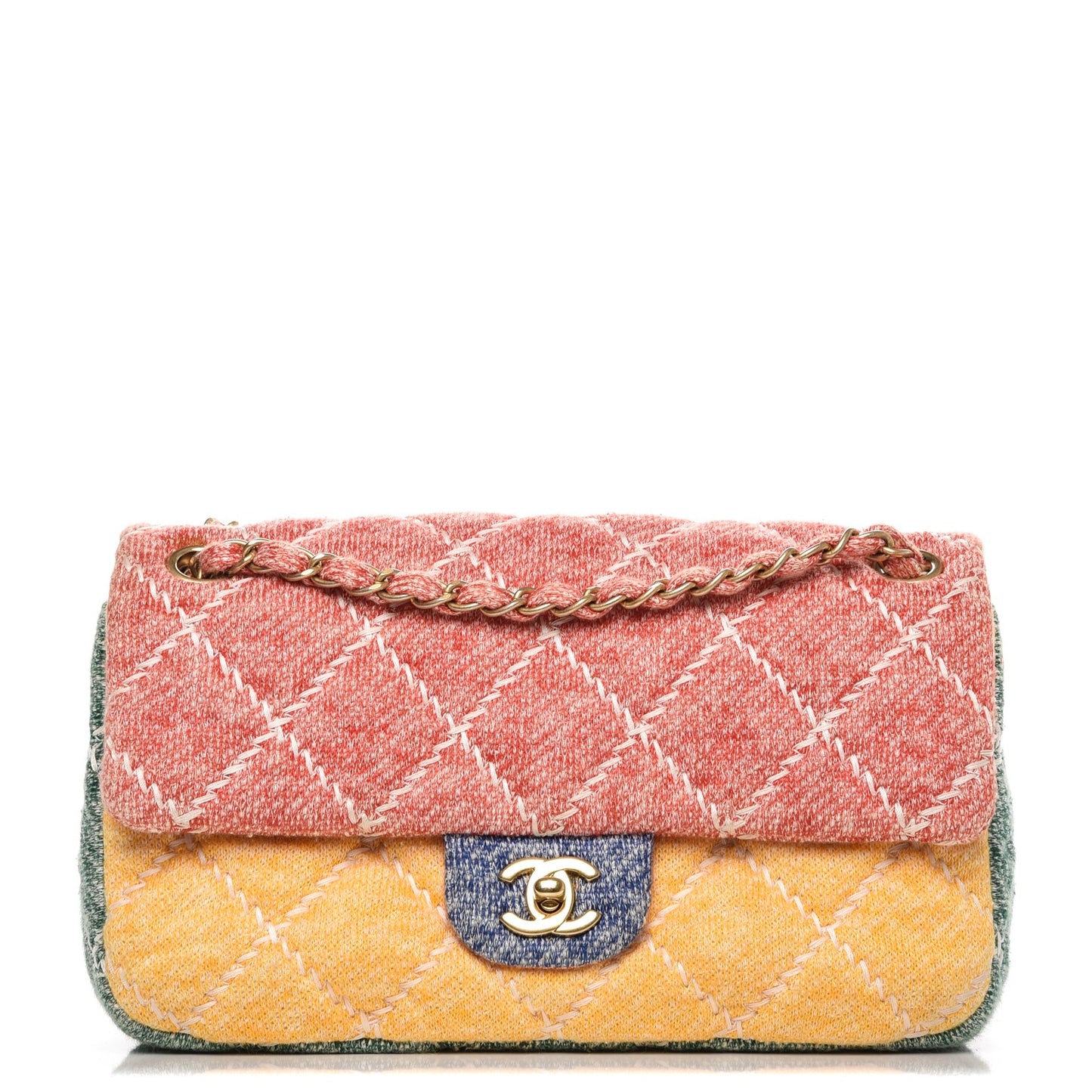 Jersey Quilted Medium Fabrics and Co Flap Multicolor