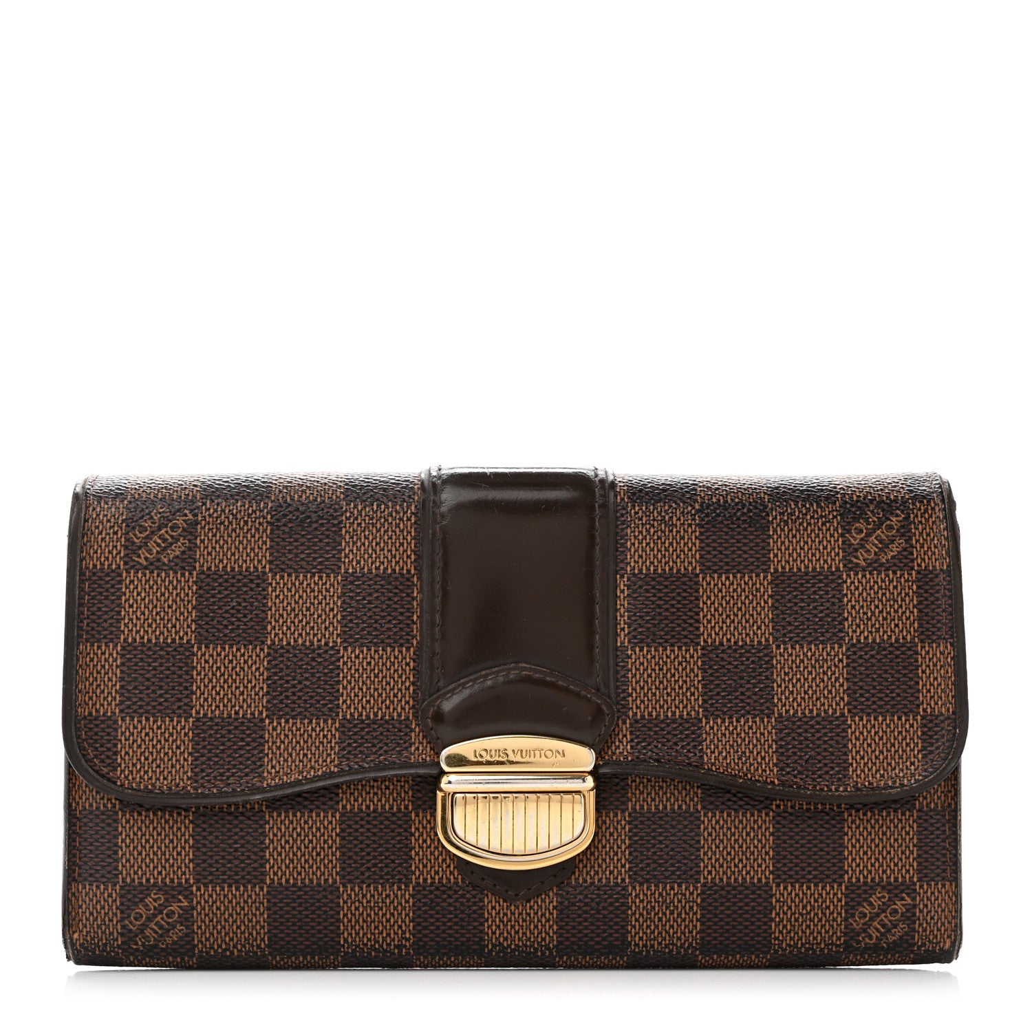 Louis Vuitton Damier Ebene Sistina Wallet 1 of 12