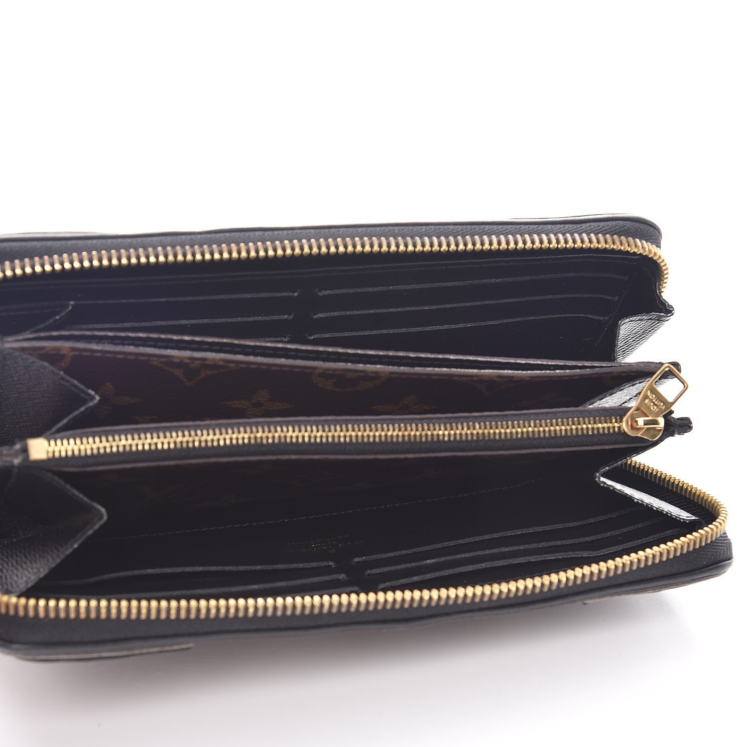 Louis Vuitton Monogram Zippy Retiro Wallet Black 5 of 11