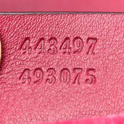 Gucci Velvet Matelasse Small GG Marmont Shoulder Bag Light Raspberry Rose 7 of 8