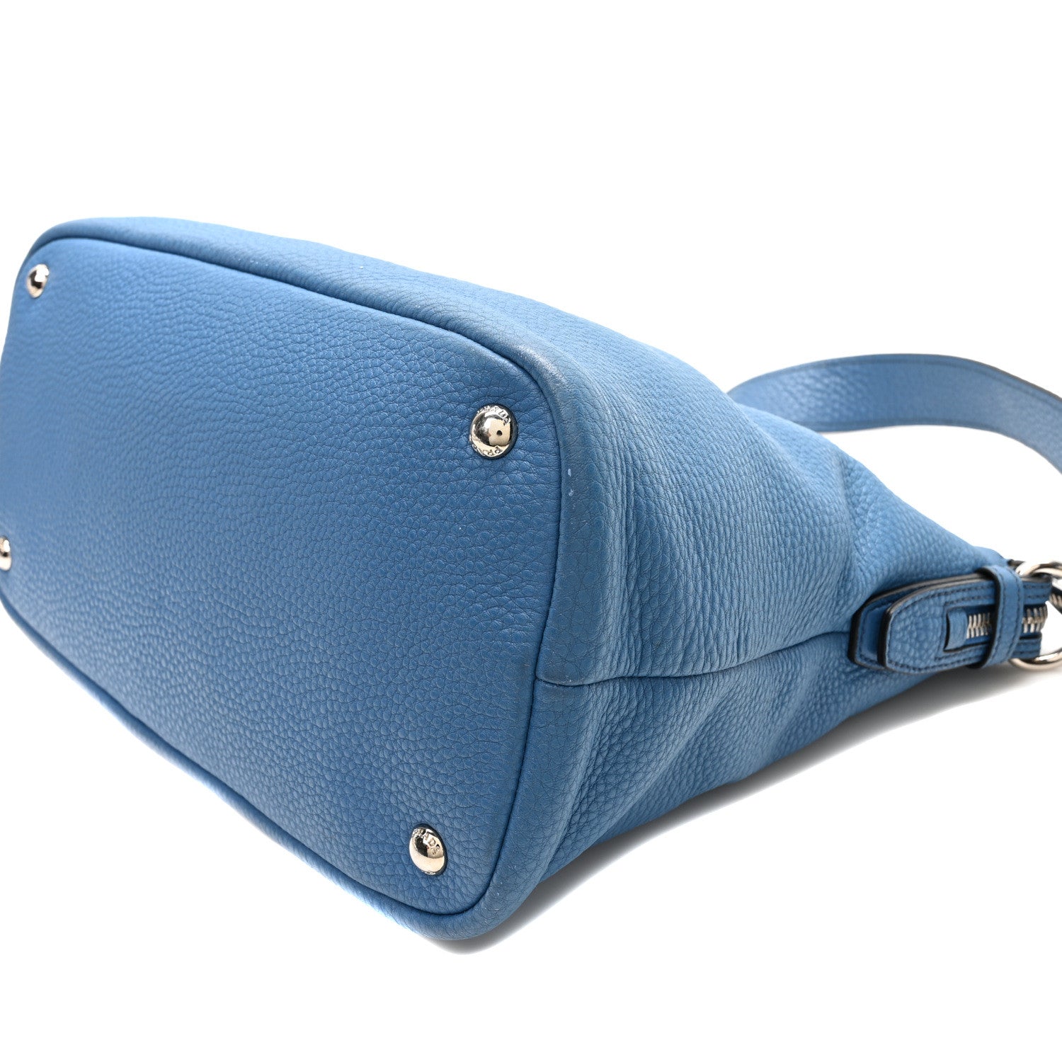 Prada Vitello Daino Hobo Cobalto 8 of 8
