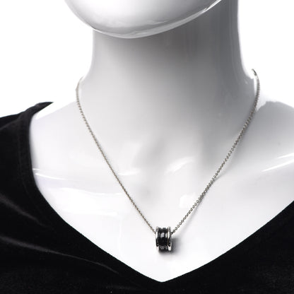 Bulgari Sterling Silver Ceramic Save The Children Pendant Necklace 2 of 6
