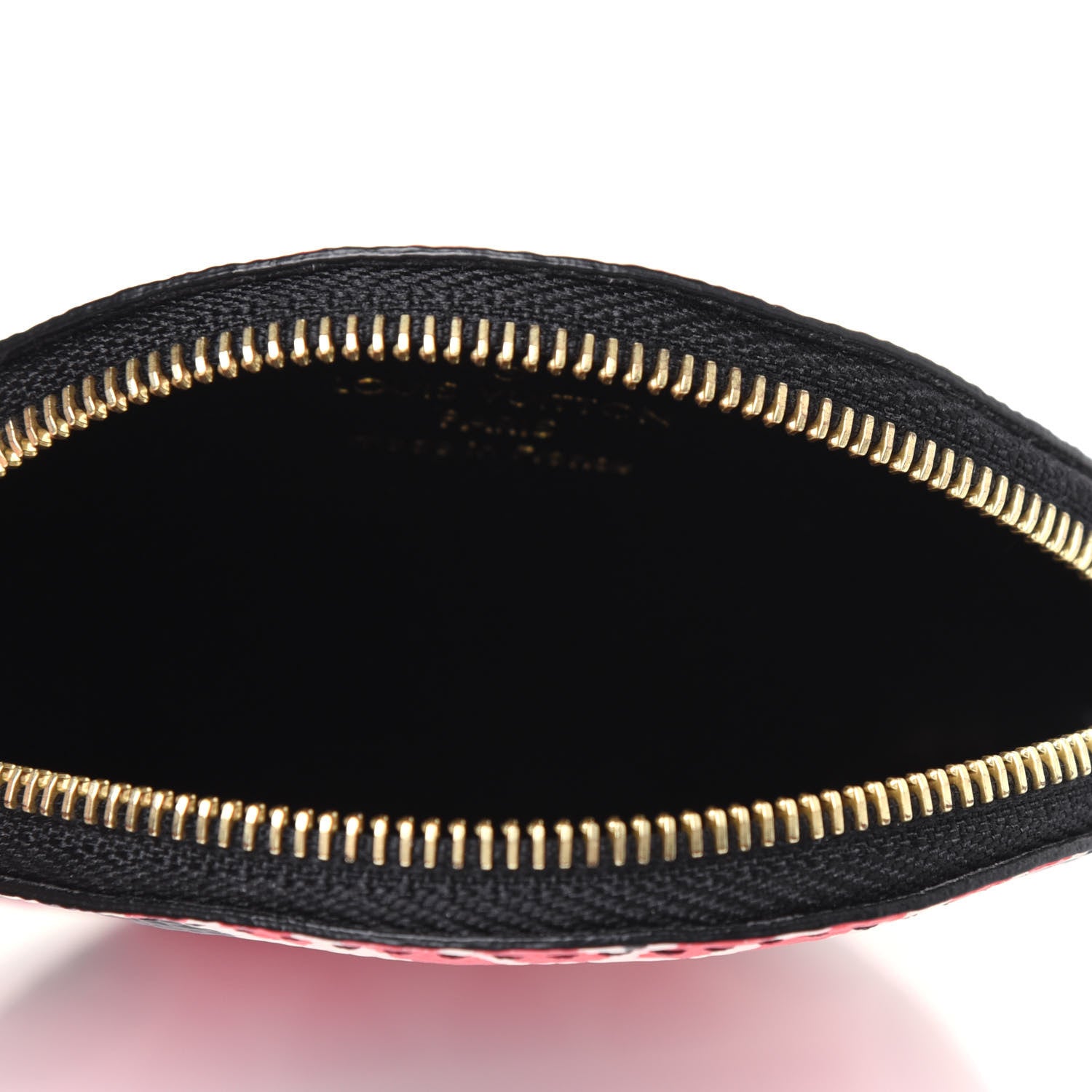 Louis Vuitton Monogram Giant Crafty Round Coin Purse Creme Rouge 5 of 10