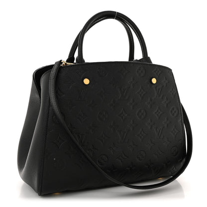 Louis Vuitton Empreinte Montaigne MM Black 3 of 12