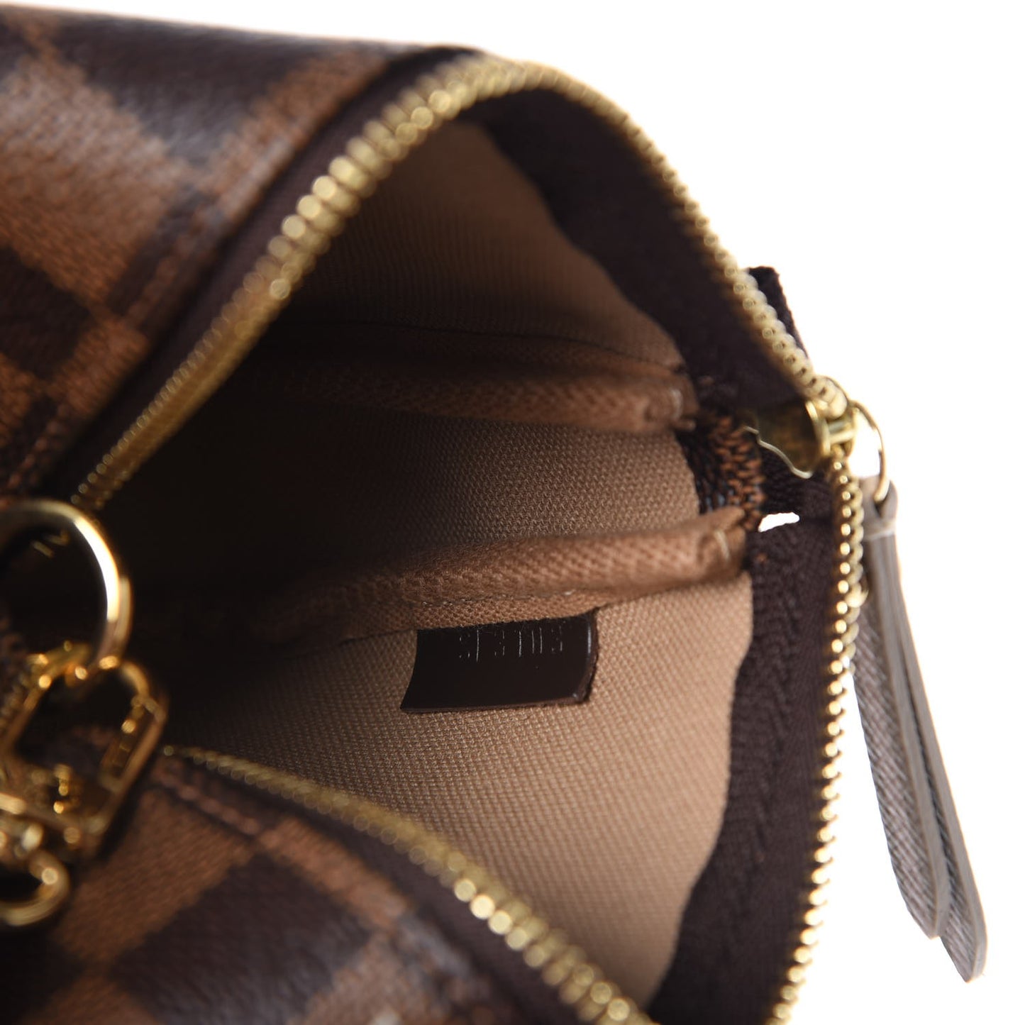 Damier Ebene Trunks and Locks Mini Pochette Accessories